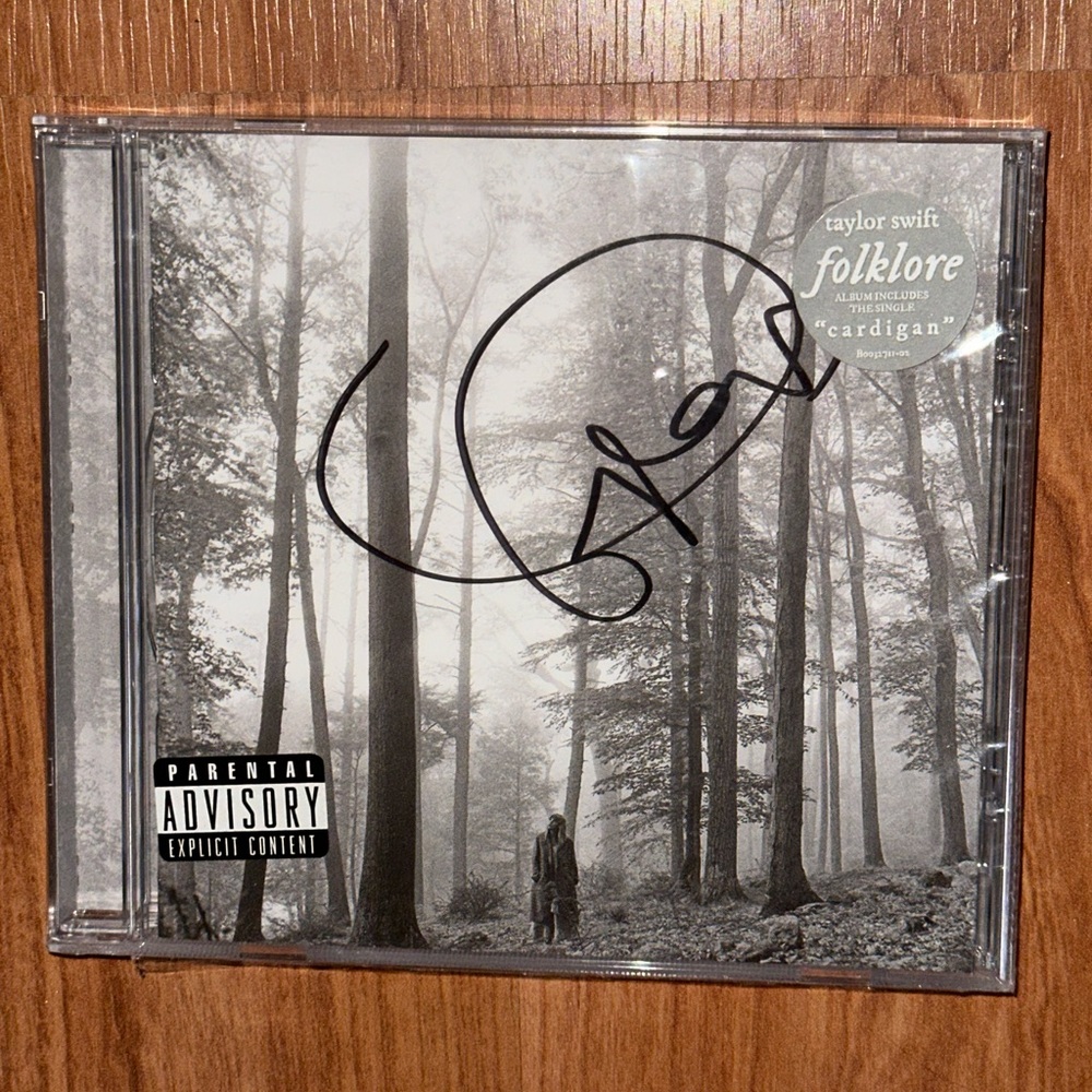 Taylor Swift Signed folklore CD *BRAND NEW NEVER OPENED MINT CONDITION*
